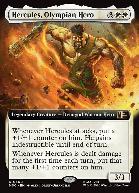 Hercules, Olympian Hero - Marvel Super Heroes Commander () #308
