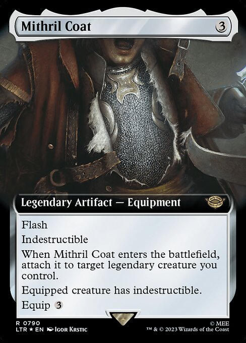 Mithril Coat - The Lord of the Rings: Tales of Middle-earth (LTR) #790 [Alt Art] [Foil]