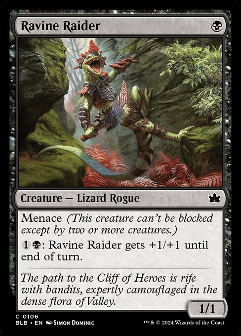 Ravine Raider - Bloomburrow (BLB) #106 [Foil]