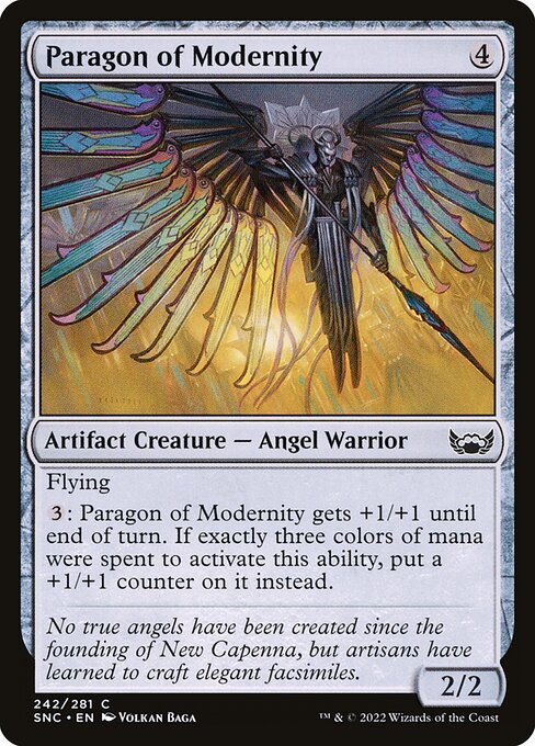 Paragon of Modernity - Streets of New Capenna () #242 [Foil] [Foil]