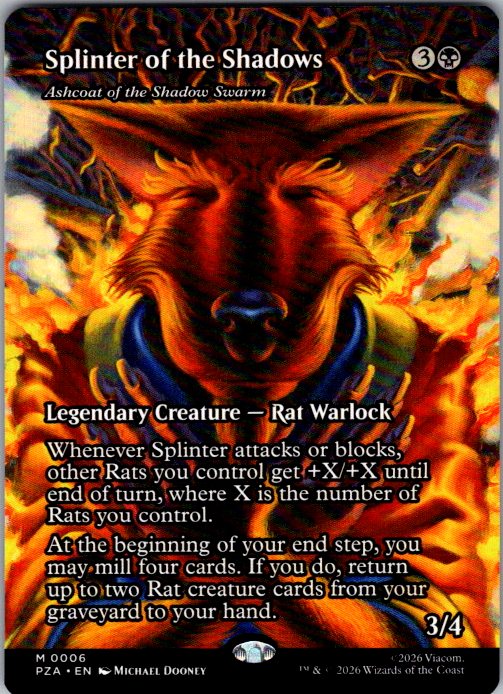 Ashcoat of the Shadow Swarm - Teenage Mutant Ninja Turtles Source Material (PZA) #6