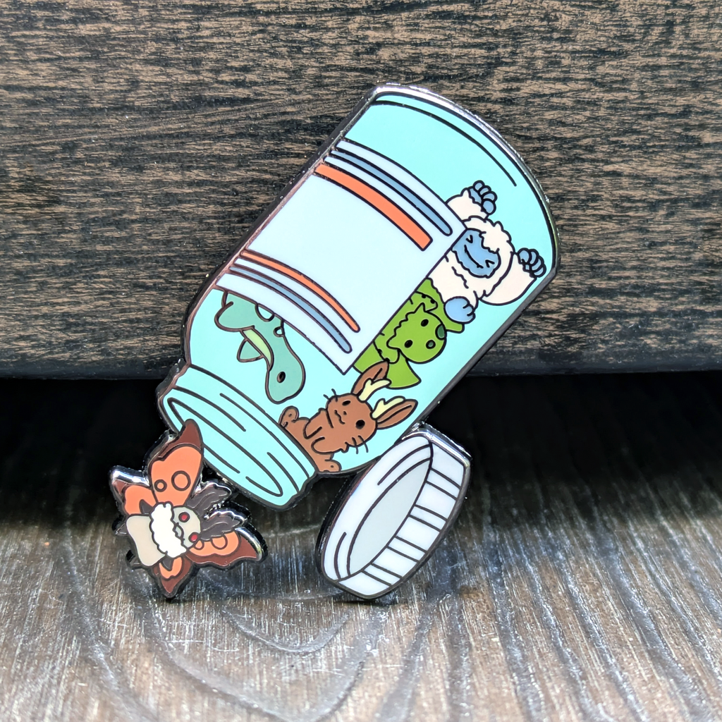 Mimic Gaming Co - Cryptid Medicine Hard Enamel Pin -1.5"