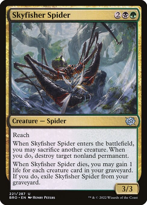 Skyfisher Spider - The Brothers' War () #221