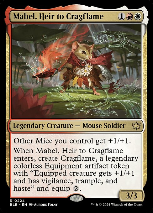 Mabel, Heir to Cragflame - Bloomburrow (BLB) #224