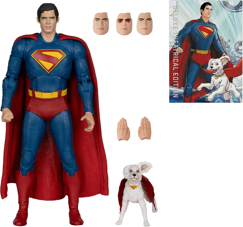 McFarlane Toys DC Theatrical Deluxe 7in WV1 - Superman with Krypto (Superman Movie)
