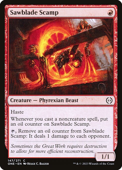 Sawblade Scamp - Phyrexia: All Will Be One () #147