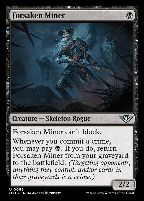 Forsaken Miner - Outlaws of Thunder Junction () #88