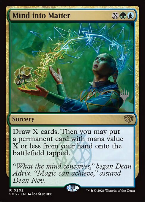Mind into Matter - Secrets of Strixhaven Promos (PSOS) #202p