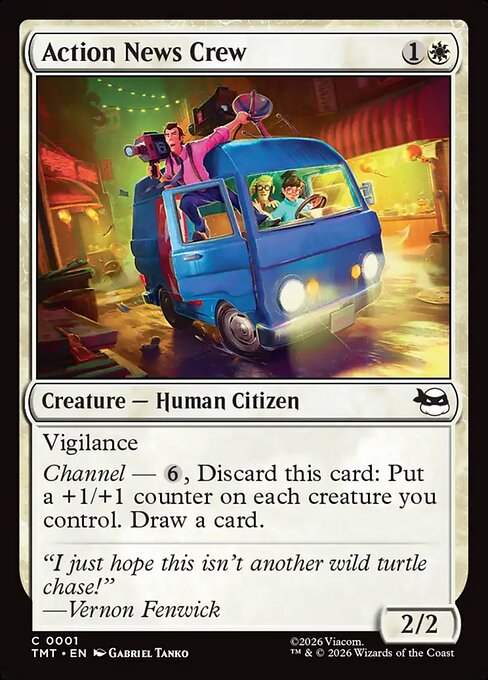 Action News Crew - Teenage Mutant Ninja Turtles () #1 [Foil] [Foil]