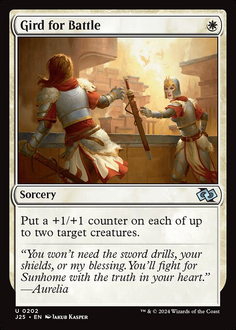 Gird for Battle - Foundations Jumpstart (j25) #202
