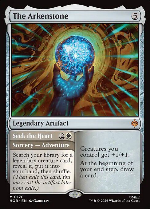 The Arkenstone // Seek the Heart - The Hobbit (hob) #170 [Foil] [Foil]