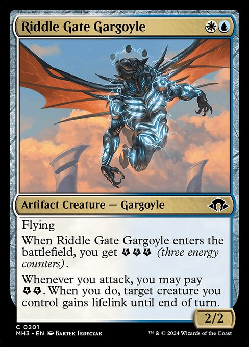 Riddle Gate Gargoyle - Modern Horizons 3 (mh3) #201