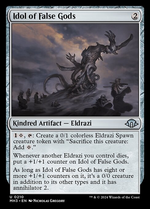 Idol of False Gods - Modern Horizons 3 (mh3) #210 [Foil] [Foil]