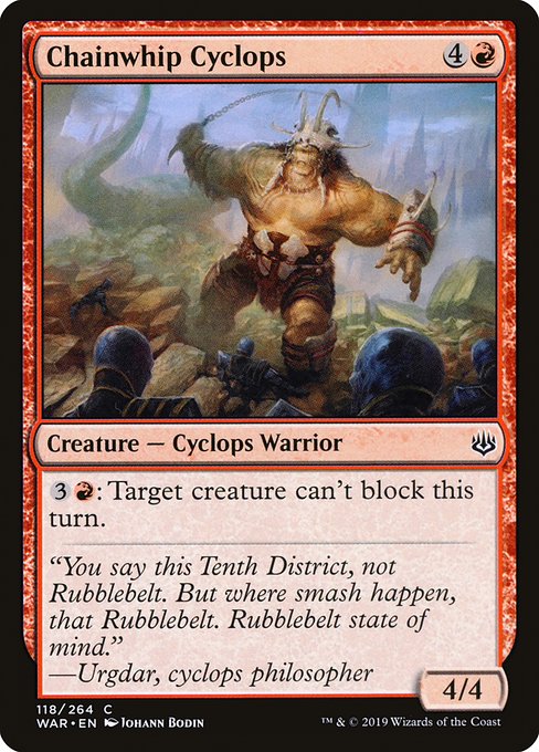 Chainwhip Cyclops - War of the Spark () #118