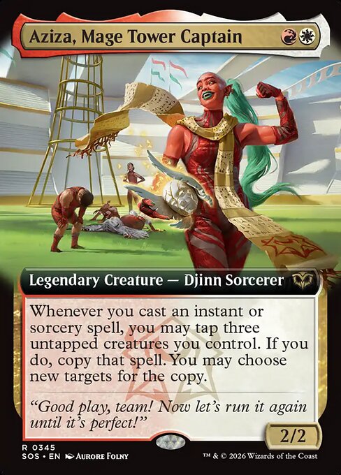 Aziza, Mage Tower Captain - Secrets of Strixhaven () #345