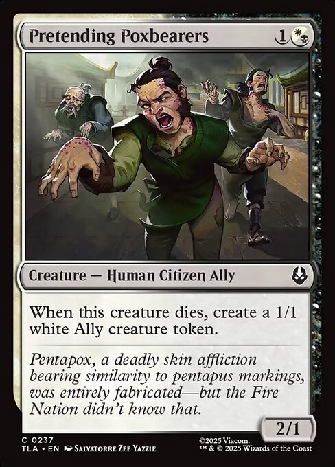 Pretending Poxbearers - Avatar: The Last Airbender () #237 [Foil] [Foil]