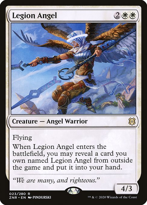 Legion Angel - Zendikar Rising (ZNR) #23