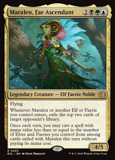 Maralen, Fae Ascendant - Lorwyn Eclipsed (ecl) #233 [Foil] [Foil]