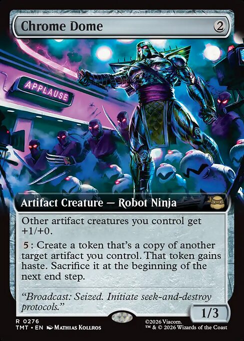 Chrome Dome - Teenage Mutant Ninja Turtles () #276 [Foil] [Foil]