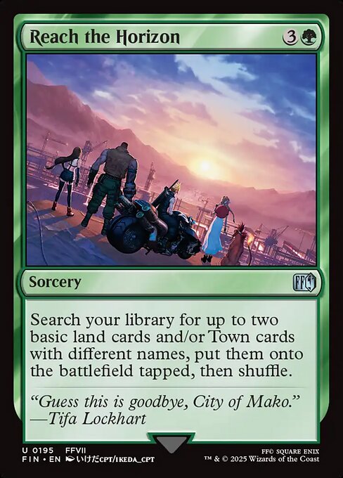 Reach the Horizon - Final Fantasy (FIN) #195 [Foil] [Foil]