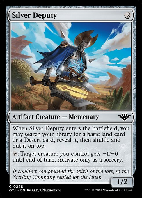 Silver Deputy - Outlaws of Thunder Junction () #248