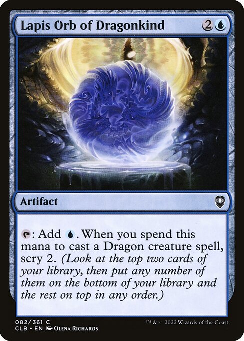 Lapis Orb of Dragonkind - Commander Legends: Battle for Baldur's Gate () #82