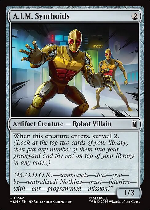 A.I.M. Synthoids - Marvel Super Heroes () #242