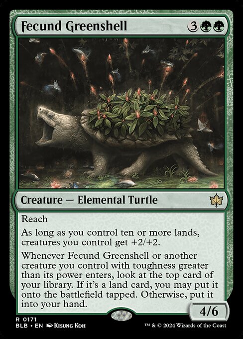Fecund Greenshell - Bloomburrow (BLB) #171