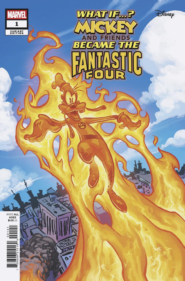 What If Mickey & Friends Became Fantastic Four #1 Young Variant