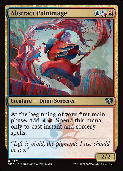 Abstract Paintmage - Secrets of Strixhaven () #171 [Foil] [Foil]