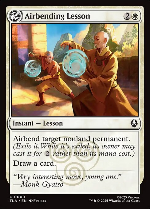 Airbending Lesson - Avatar: The Last Airbender () #8 [Foil] [Foil]