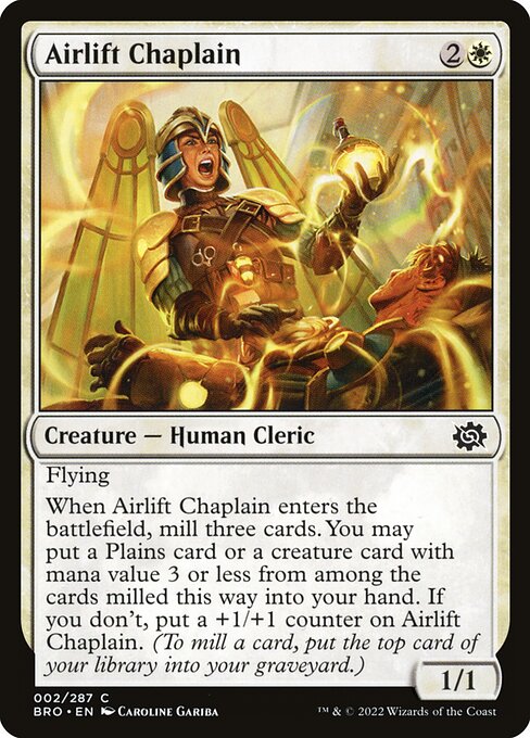 Airlift Chaplain - The Brothers' War () #2