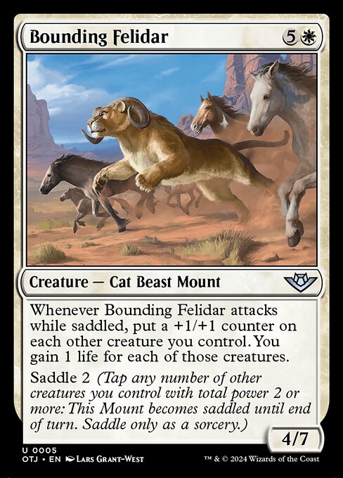Bounding Felidar - Outlaws of Thunder Junction () #5