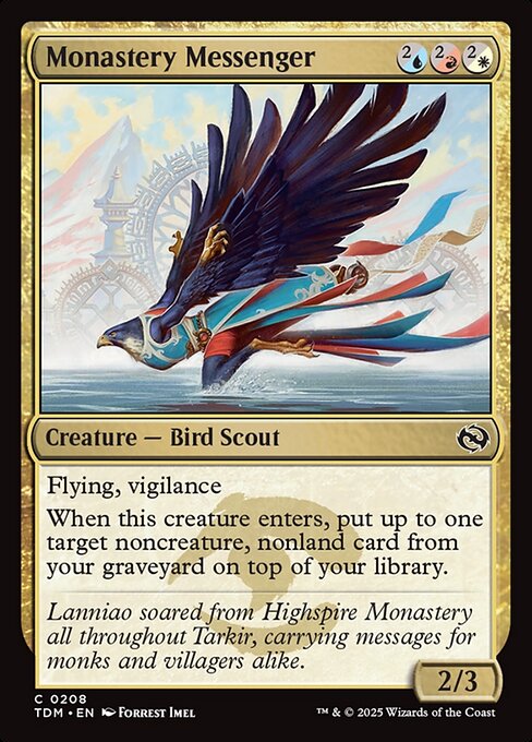 Monastery Messenger - Tarkir: Dragonstorm () #208