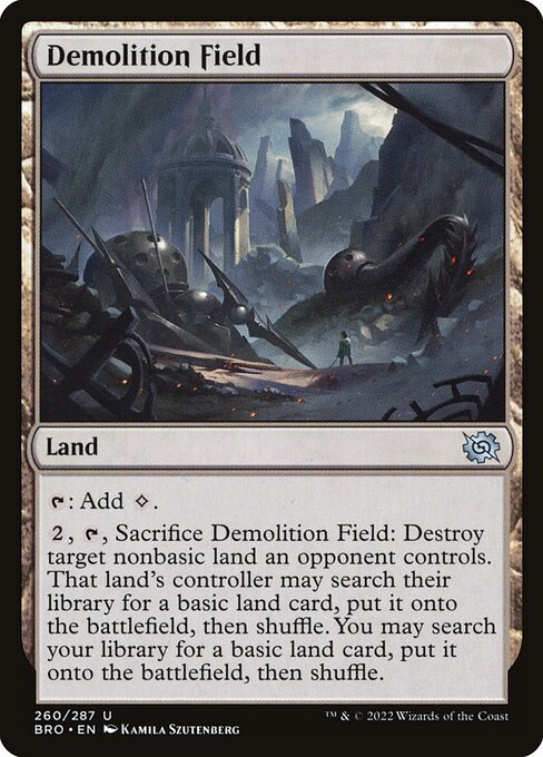 Demolition Field - The Brothers' War (BRO) #260 [Foil] [Foil]