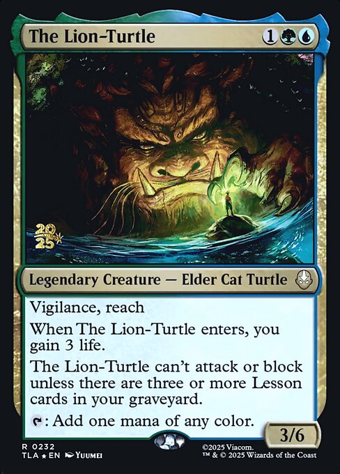 The Lion-Turtle - Avatar: The Last Airbender Promos (PTLA) #232s