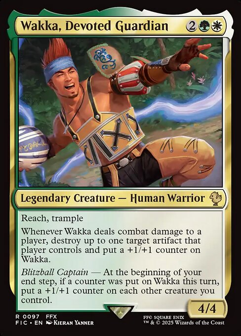 Wakka, Devoted Guardian - Final Fantasy Commander () #97