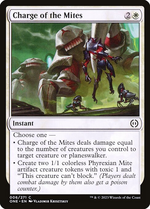 Charge of the Mites - Phyrexia: All Will Be One () #6