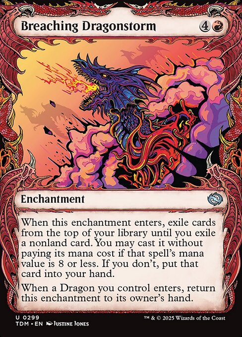 Breaching Dragonstorm - Tarkir: Dragonstorm () #299 [Foil] [Foil]