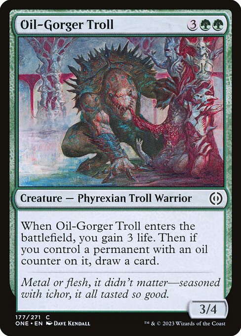 Oil-Gorger Troll - Phyrexia: All Will Be One () #177