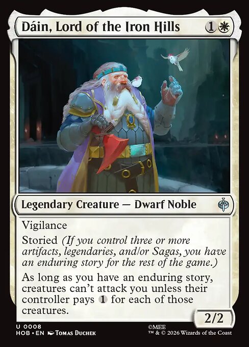 Dáin, Lord of the Iron Hills - The Hobbit (HOB) #8 [Foil] [Foil]