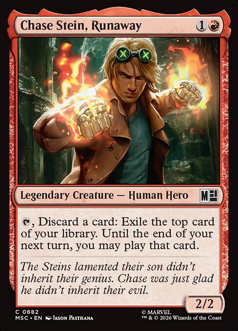 Chase Stein, Runaway - Marvel Super Heroes Commander () #682 [Foil] [Foil]