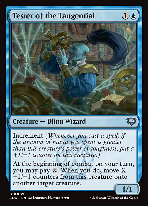 Tester of the Tangential - Secrets of Strixhaven () #69 [Foil] [Foil]