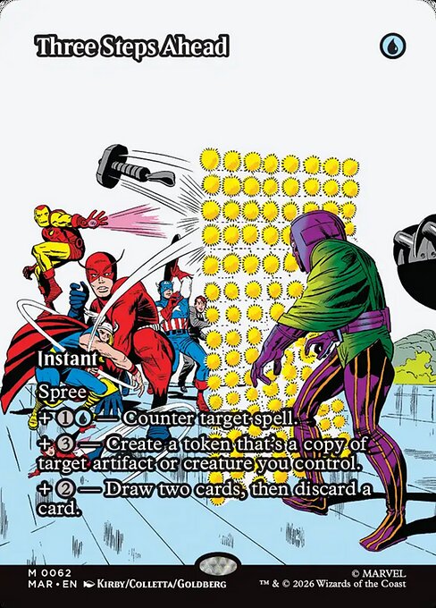 Three Steps Ahead - Marvel Universe () #62 [Foil] [Foil]