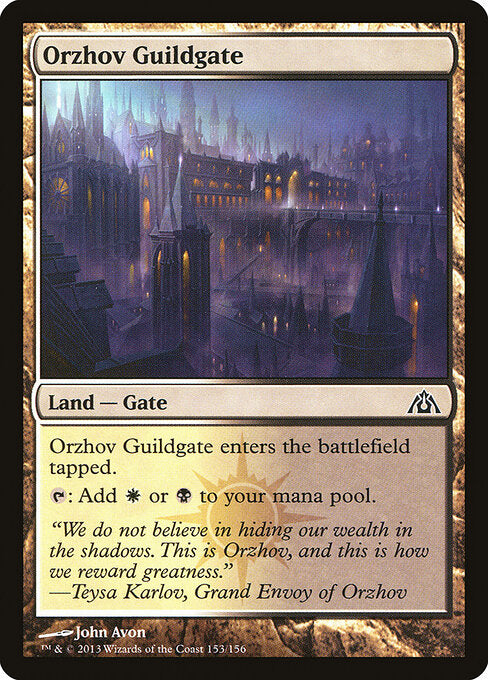 Orzhov Guildgate - Dragon's Maze () #153