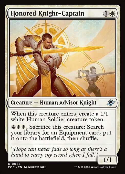 Honored Knight-Captain - Edge of Eternities (eoe) #22