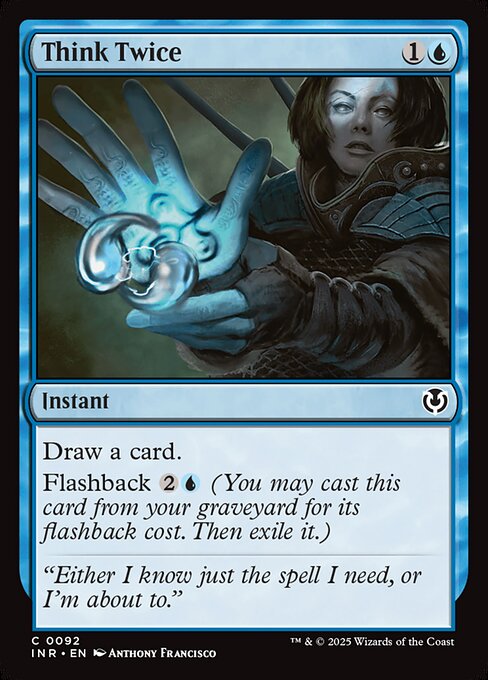Think Twice - Innistrad Remastered (inr) #92