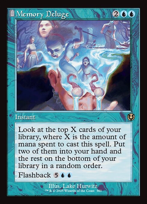 Memory Deluge - Innistrad Remastered (inr) #361 [Foil] [Foil]