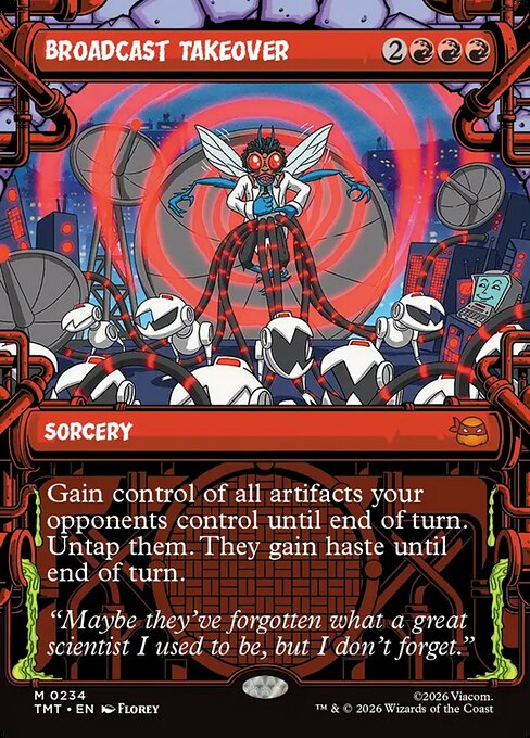 Broadcast Takeover - Teenage Mutant Ninja Turtles () #234 [Foil] [Foil]