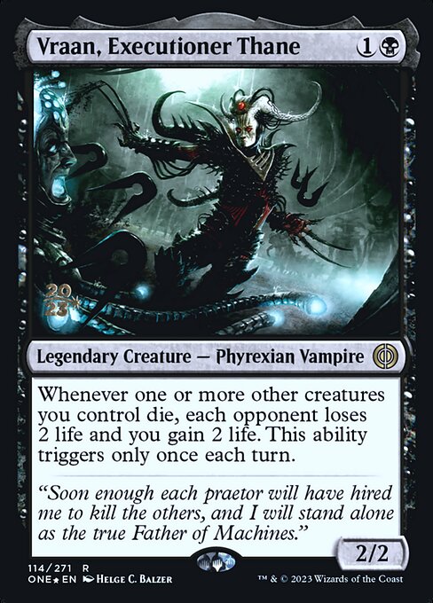 Vraan, Executioner Thane - Phyrexia: All Will Be One Promos (PONE) #114s